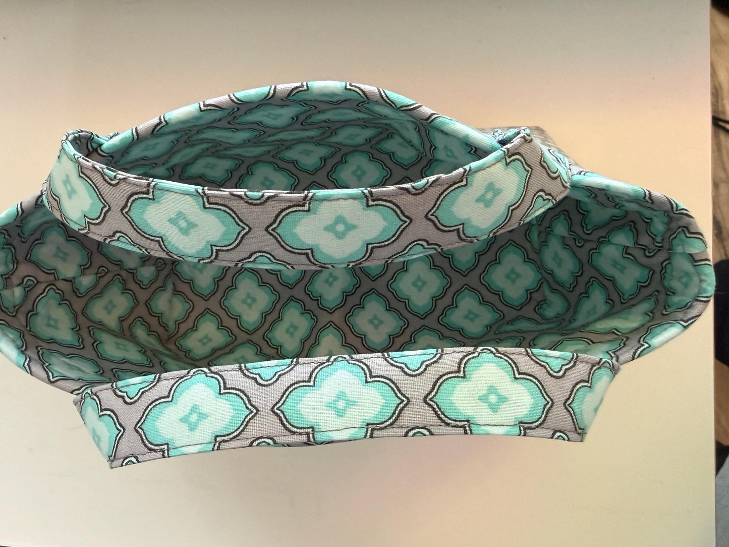 Small Green Multicolor Quilted Tote Bag